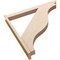 Ekena Millwork 5 1/2-in W x 46-in D x 46-in H Funston Slat Rough Cedar Woodgrain TimberThane Outlooker, Primed Tan OUTUR055X46X46FST24RCPR - alternate 6